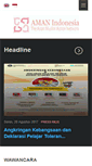 Mobile Screenshot of amanindonesia.org